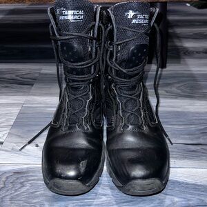 Tactical Research Black Combat Boots